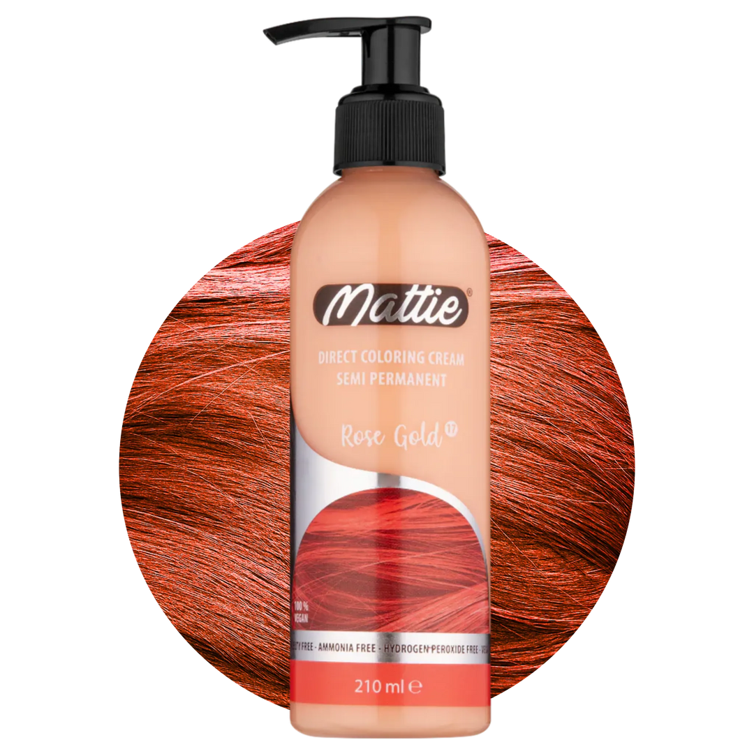 Mattie Rose Gold - Crema Colorante Vegana Semipermanente a Colorazione Diretta 210 ml