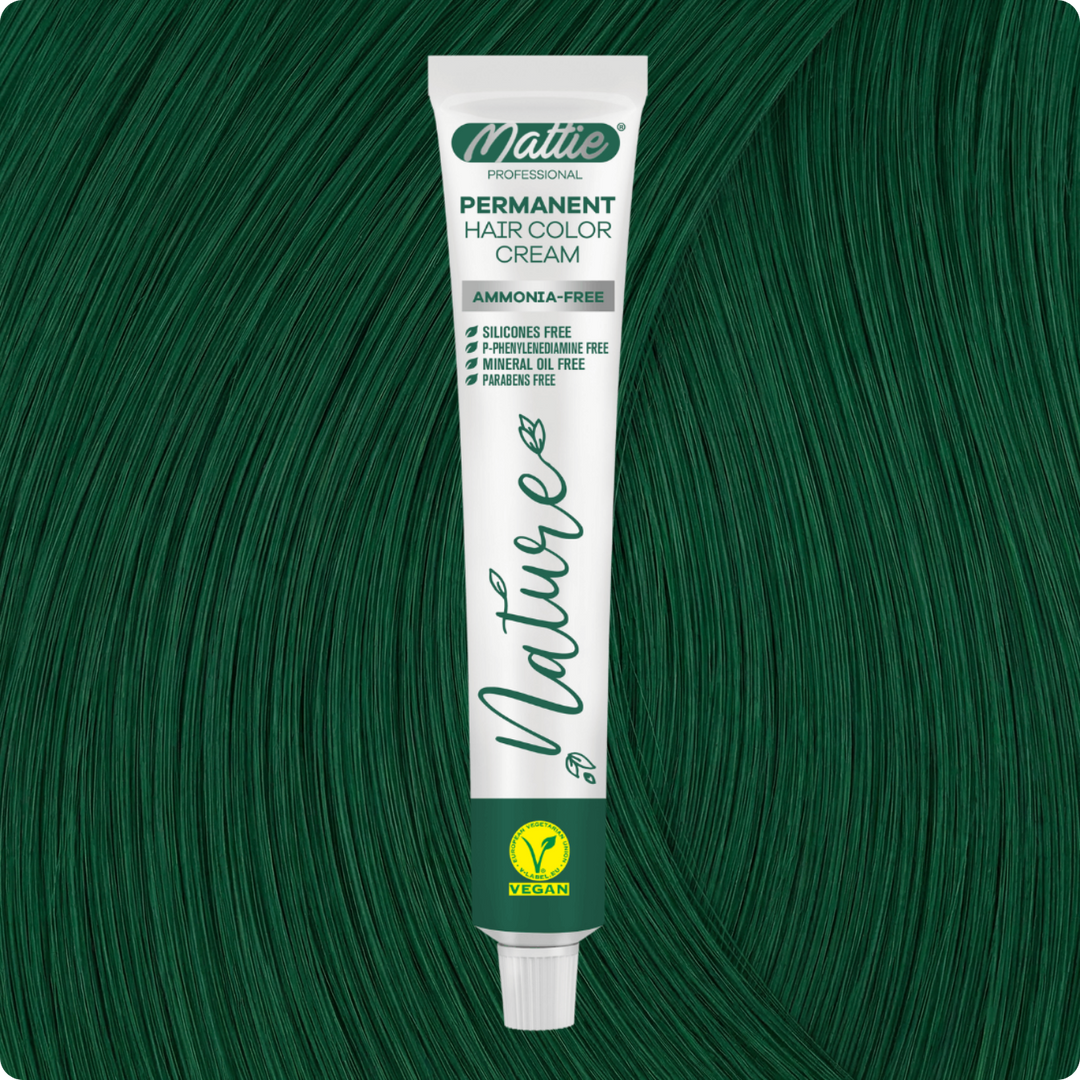 Mattie Professional Nature (0.13) Emerald Green - Crema Colorante Permanente Vegana 60ml