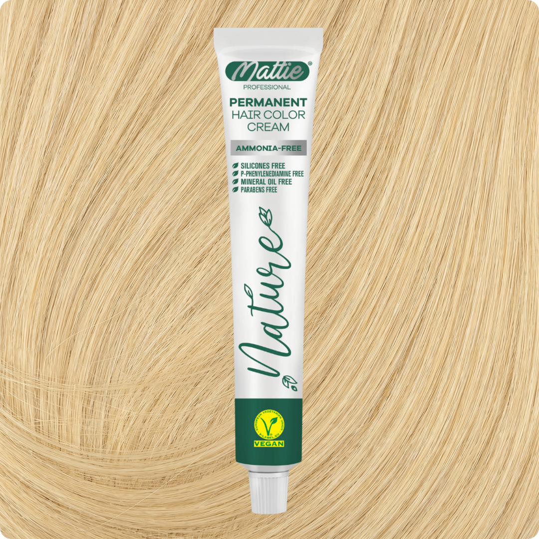 Mattie Professional Nature (12) Biondo Intenso Super Schiarente - Crema Colorante Permanente Vegana 60ml