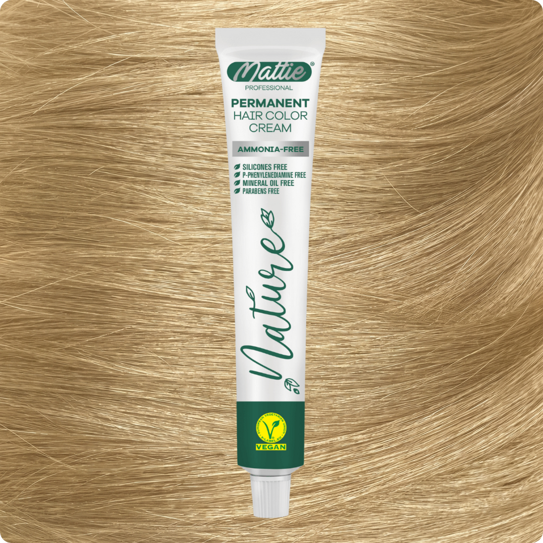 Mattie Professional Nature (10.0) Biondo Extra Chiaro Intenso - Vegana Crema Colorante Permanente 60ml