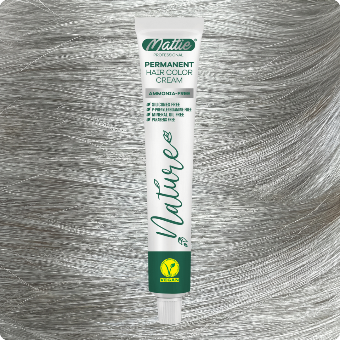 Mattie Professional Nature (10.1) Platino Cenere - Crema Colorante Permanente Vegana 60ml