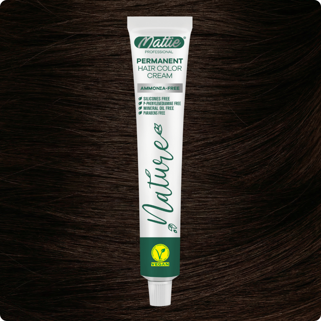 Mattie Professional Nature (4.0) Marrone Intenso - Crema Colorante Permanente Vegana 60ml