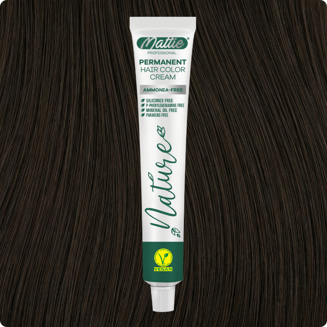 Mattie Professional Nature (4.77) Moka - Crema Colorante Permanente Vegana 60ml