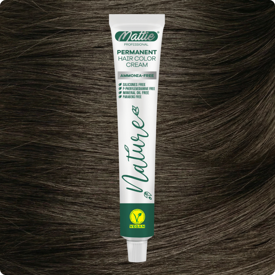 Mattie Professional Nature (6.1) Biondo Cenere Scuro - Crema Colorante Permanente Vegana 60ml