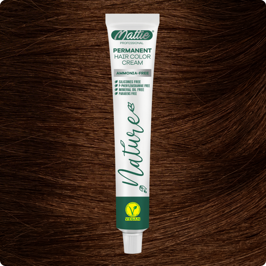 Mattie Professional Nature (6.7) Marrone Cioccolato - Crema Colorante Permanente Vegana 60ml