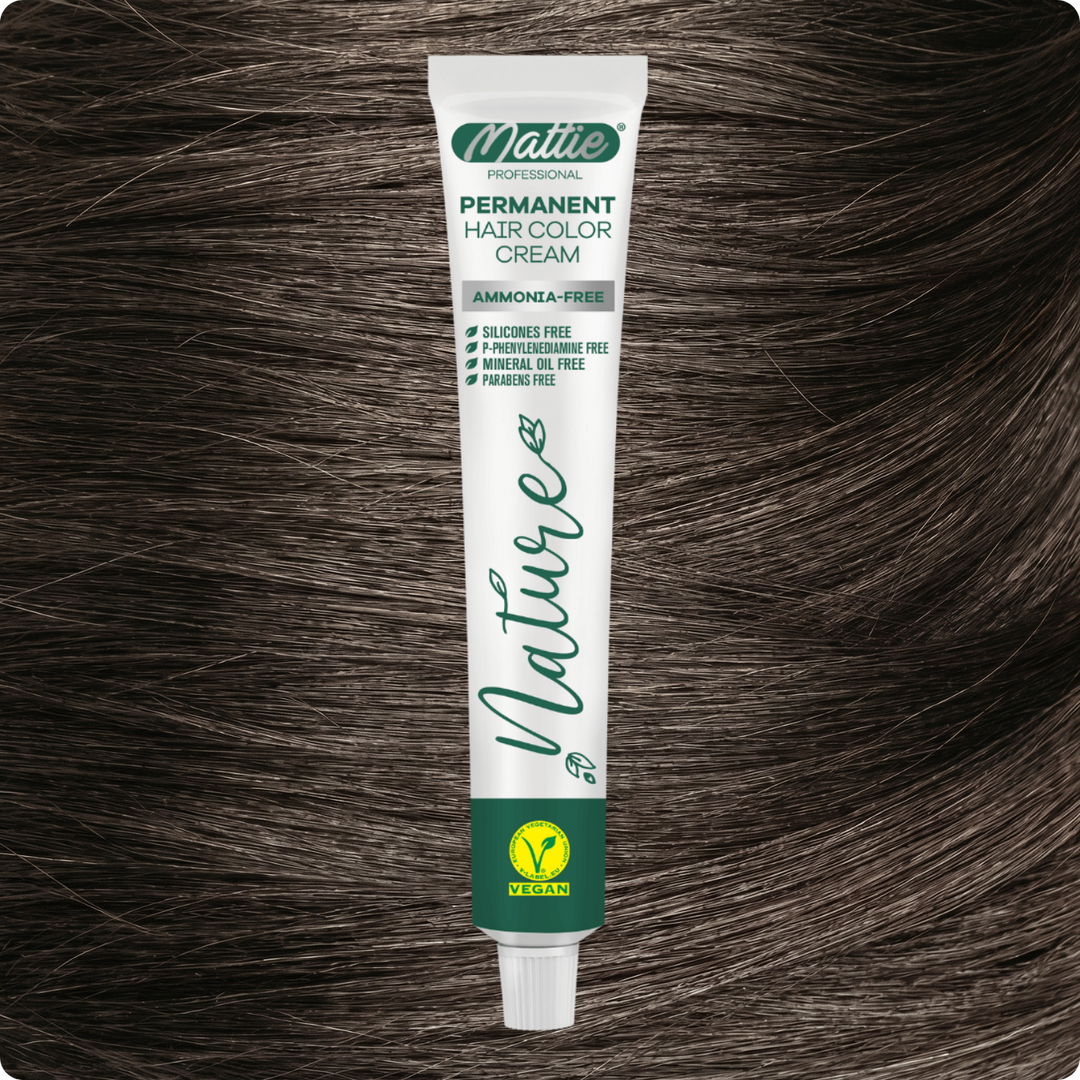 Mattie Professional Nature (7.1) Biondo Cenere - Crema Colorante Permanente Vegana 60ml