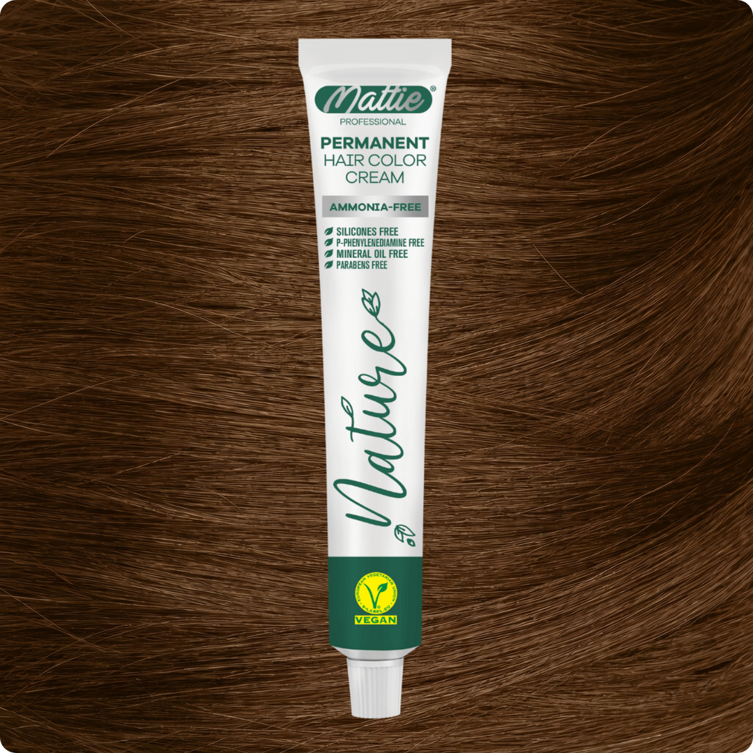 Mattie Professional Nature (7.3) Biondo Dorato Scuro - Vegana Crema Colorante Permanente 60ml