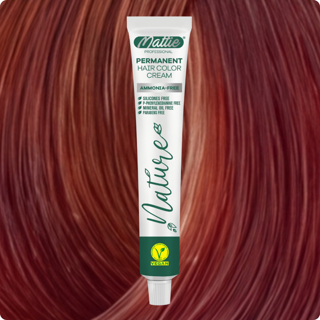 Mattie Professional Nature (7.44) Rame Intenso - Crema Colorante Permanente Vegana 60ml