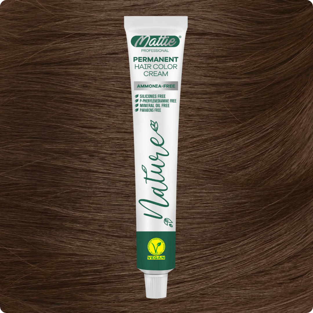 Mattie Professional Nature (7.7) Marrone Cioccolato Chiaro - Crema Colorante Permanente Vegana 60ml