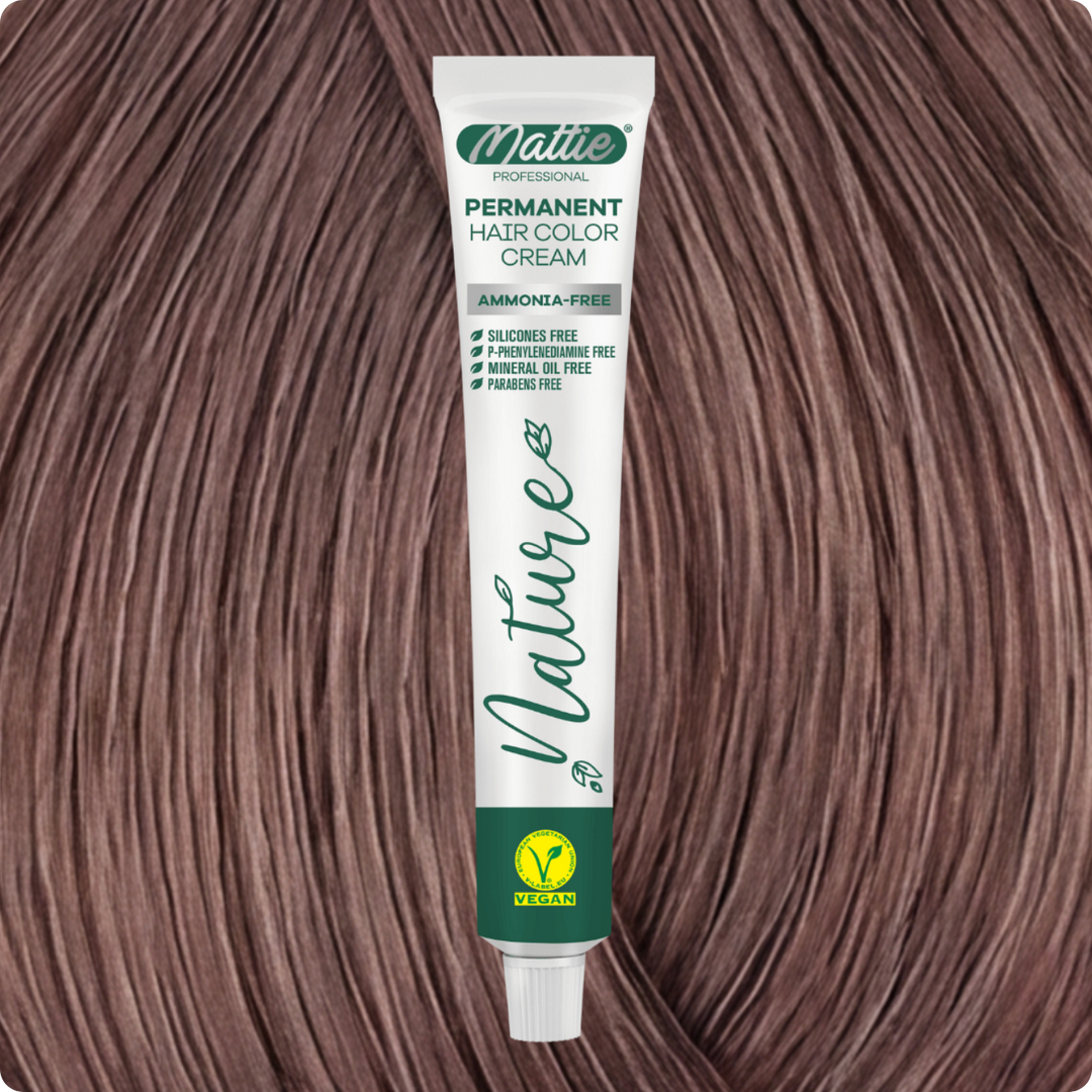 Mattie Professional Nature (8.16) Biondo Chiaro Cenere Rosa - Crema Colorante Permanente Vegana 60ml