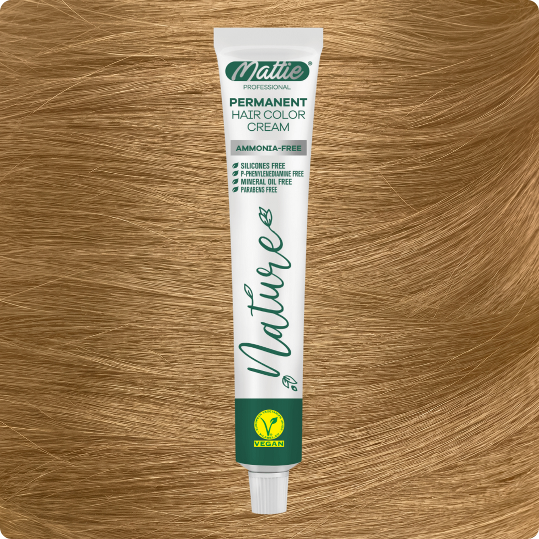 Mattie Professional Nature (9.3) Biondo Dorato Chiaro - Vegana Crema Colorante Permanente 60ml