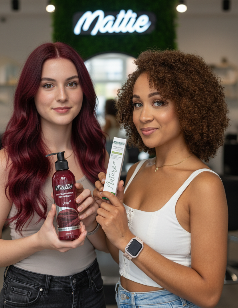 Mattie Turquoise - Vegan Semi-Permanent Direct Dye Hair Color Cream 210 ml