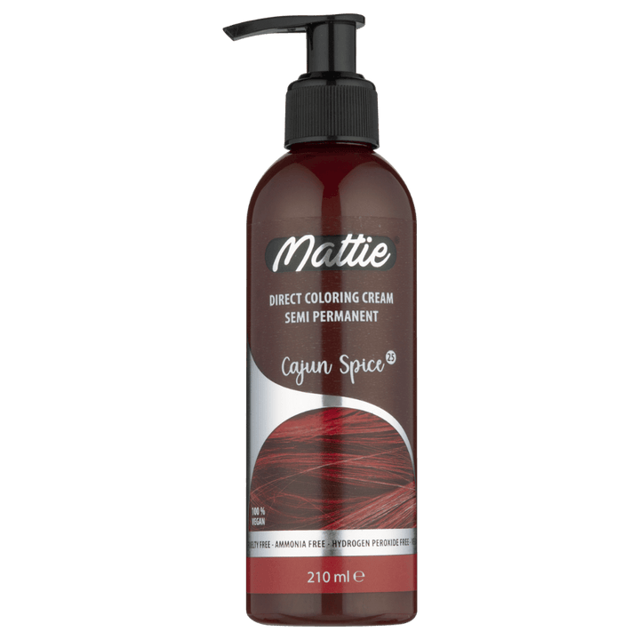 Mattie Cajun Spice - Vegan Semi-Permanent Direct Dye Hair Color Cream 210 ml