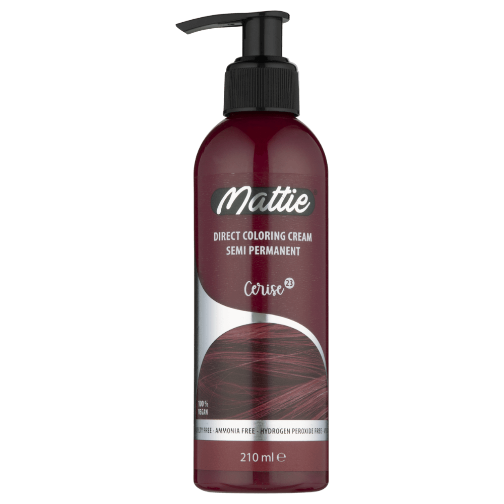Mattie Cerise - Vegana Colorazione Semipermanente Colorazione Diretta Crema Colorante 210 ml