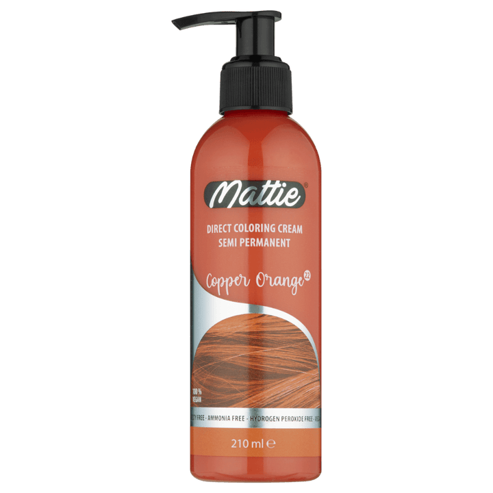 Mattie Copper Orange - Vegana Colorazione Semipermanente Colorazione Diretta Crema Colorante 210 ml