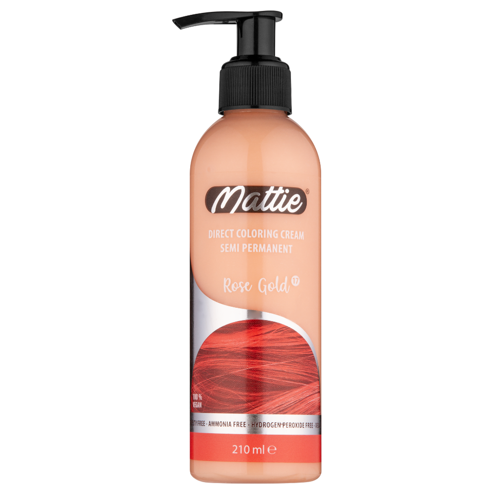 Mattie Rose Gold - Crema Colorante Vegana Semipermanente a Colorazione Diretta 210 ml