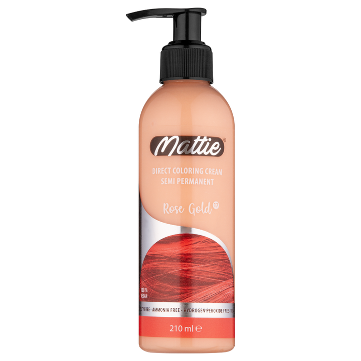 Mattie Rose Gold - Crema Colorante Vegana Semipermanente a Colorazione Diretta 210 ml