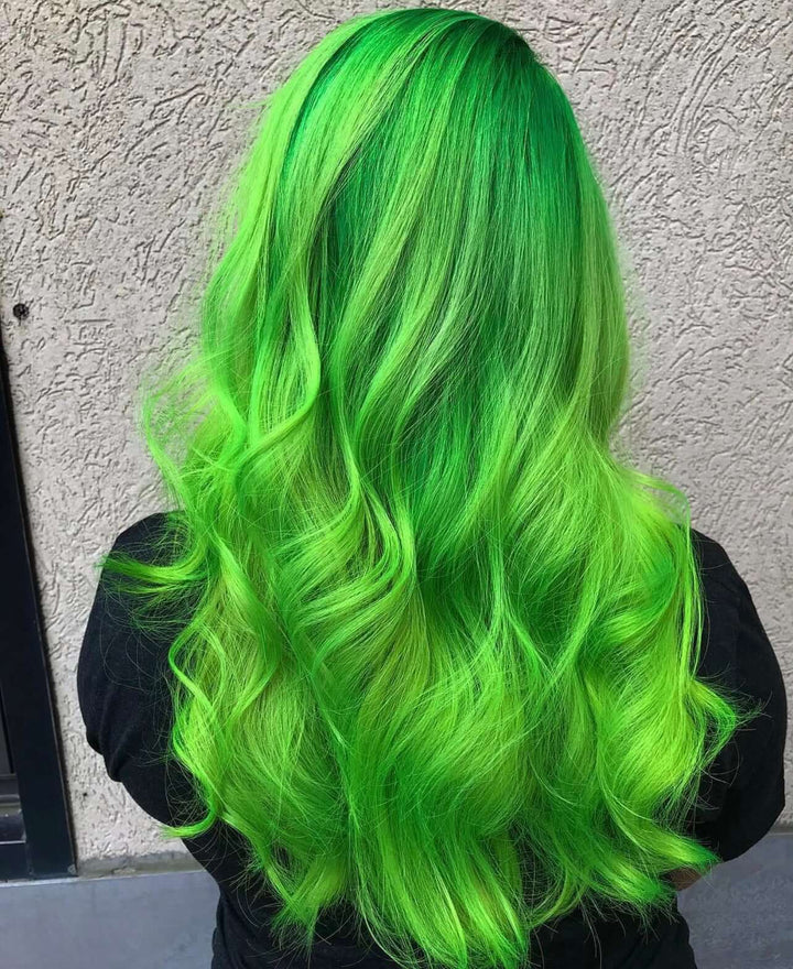 Mattie Bright Green - Vegana Colorazione Semipermanente Colorazione Diretta Crema Colorante 210 ml